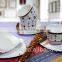 Haonai customized design mini ceramic coffee set, decal coffee mug with saucer