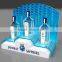 2017 Printing logo 360 degree Plastic arcylic bottle rack