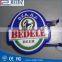 Wholesale frameless Decorated light box advertising beer