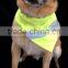 Yellow MEDIUM Reflective Fluorescent Dog Bandana Slip Onto Collar