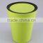 Swivelling Cover Plastic Trash Can Household Garbage Can/Rubbish Bin