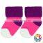 Hot Pink With Purple Soft Cotton Winter Warm Foot Kids Baby Socks