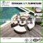 New design rattan sofa outdoor semi circle furniture