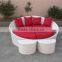 sofa bed rattan