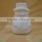 High white ceramic salt and pepper shaker with christmas decoation porcelain