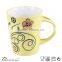 ceramic new design stoneware coffee mug with spoon