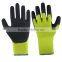 Palm coated latex thermal liner winter gloves
