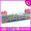 Best design combination colorful bedroom furniture wooden kids storage shelves W08C198