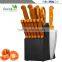 stainless steel kitchen knives set