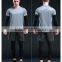 Custom spandex plain men dry gym sets compression shirt fitness tights sportswear for men