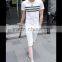 Round Neck Student Uniform Wholesale Striped T-Shirt Man T-Shirt Blank T-Shirt Factory