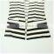 Ladies top fashion white and black striped blazer 2015 for autumn