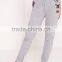 2016 new design girls grey cheap fashion sport pants
