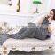 wholesale knitted crochet mermaid tail blanket mermaid tail sleeping bag