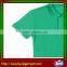 Customed Men's Pure Cotton Pique Fitted Blank Green Short Sleeve Polo Neck Shirt