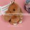 2017 new Real Genuine Rex rabbit Furs Keychain Pendant Bag Car Charm Tag Cute Mini Rabbit Toy Doll