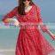 Z&M Women's 2017 ladies fashion silk dress thai silk dress Women's long dress