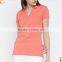 Women Short Sleeve Polo T-shirt Solid Polo Collar Shirt Wholesale China