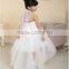 Newly Summer Princess Wedding Bridesmaid flower girl dress for Child wear Kids clothes white party tutu dresses for girl !!