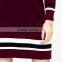 most popular items long sleeve zipper sweater women dress 2017 for lady