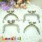 3.35 inch Half Round Bronze Birds Sew in Handmade Metal Clutch Purse Frame