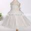 2017 Sleeveless net yarn princess dress lace children's dress flower dress wedding dress