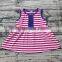Pink Striped Baby Summer Clothes 2017 Sleeveless Tops Icing Shorts Outfit M7042004