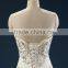 Elegant Embroidered A-Line Strapless Neckline and Sleeveless Lace Wedding Dress AS436