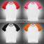 2016 new children raglan tee shirt,cotton children's t-shirts