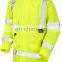 Men's 100% Polyester 300D Oxford 3m Reflective Safety Red Jacket