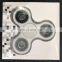 white Tri-Spinner Fidget Toy Hand finger gyroscope