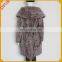 2015 spring gray adult women's fitted Jsfur Brand roll sheep lamb fur coats