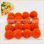 Factory wholesale Customize Size 8cm Genuine Colorful Rex Rabbit Fur Pom Poms
