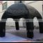 Promotion inflatable black spider dome tent, inflatable igloo tent with six feet for outdoor advertising/event