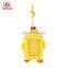 Hot sale funny yellow chicken plush animal card coin purse