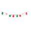 Christmas hanging decoration kit santa tree banner and santa hats honeycomb