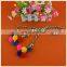 new style fashion design colorful pom pom tassel cord with beads for decoration