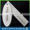 OEM ODM black card paper swing tag with embossed gold foil logo hang tag