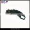 Black custom metal zipper puller