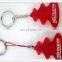 Flabellum shape with personally design card inserted Acrylic keychain