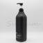 500ml 1000ml Matte Black Square PET Plastic Shampoo and Boay Wash Bottle