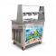 Hot sale round flat pan thailand rolled fried ice cream machine