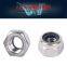 M8/M10/M12/M14/M16 Torque Hexagon Nuts Swith Nonmetallic Insert Non-Metallic Insertos 304 Steel Self-locking Nut DIN982/ISO7040