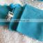 Turquoise mini velvet or velour bag for packing jewelry necklaces earrings