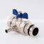 Manual loose joint PPR ball valve cooper high quality ball valve 1/2