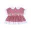 Wholesale Boutique Pink Ruffled Girl Dresses Summer For Casual Wear