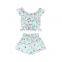 Baby Off Shoulder Top And Paperbag Short Kids Summer Clothes 2019 Girls Boutique Clothing