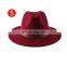 Adjustable Felt hats Women Winter Church hat Men Autumn Jazz Panama Hats Vintage Wide Brim Fedora with Belt Buckle Trilby hats