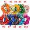 Chinese Style embroider Hairbands Female Children flower print headwear 10colors