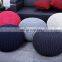 Indoor & Outdoor Hand Knitted Style Pouf Comfortable Floor Ottoman Kids Room Decorative Seating